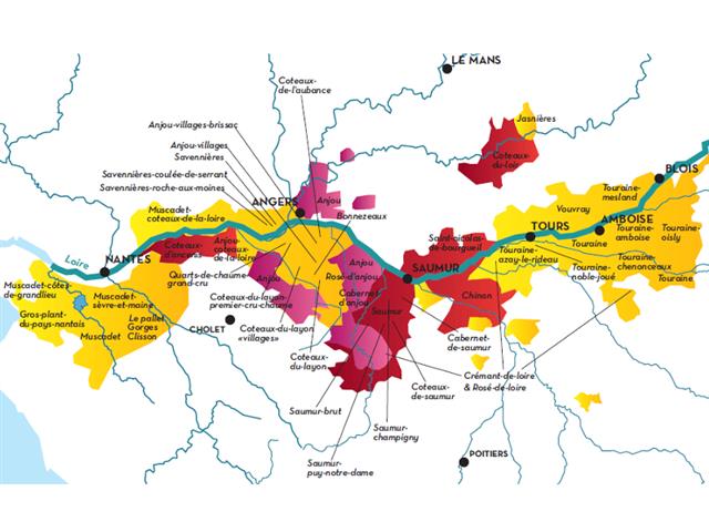 Afficher la carte détaillée du Val de Loire